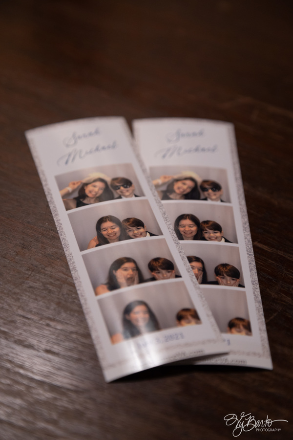 photo booth strip just married camera prop party favor 