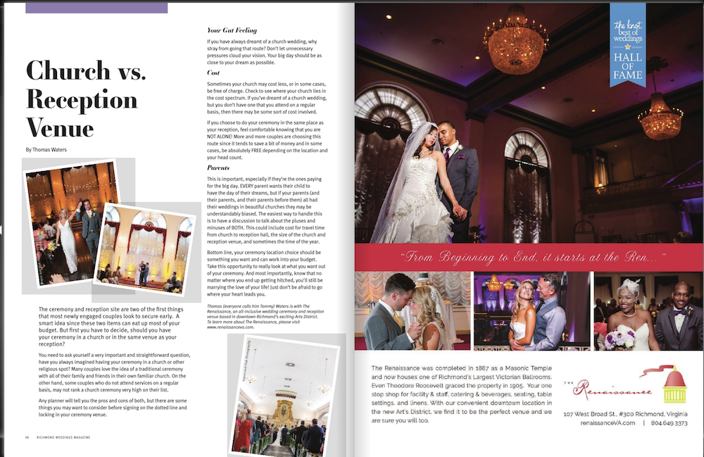 Featured: Richmond Weddings Magazine